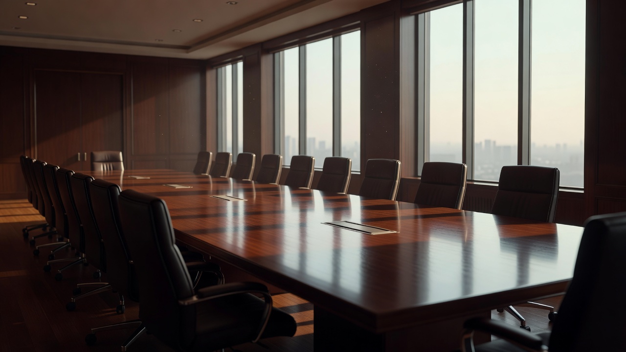 Business meeting with investors reviewing venture capital documents